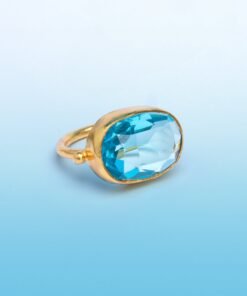 Bettina Ring in Crystal Turquoise