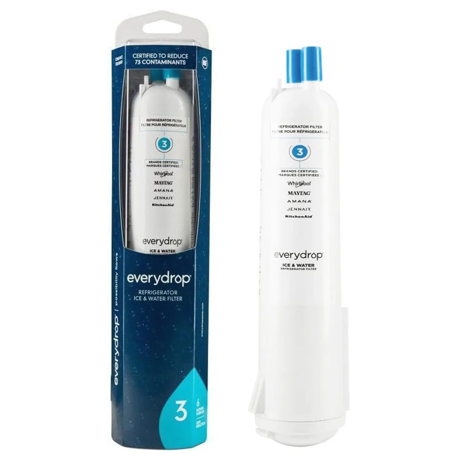 EDR3RXD1 filter 3 - Water Refrigerator Filter 3, EDR3RXD1, Aqua