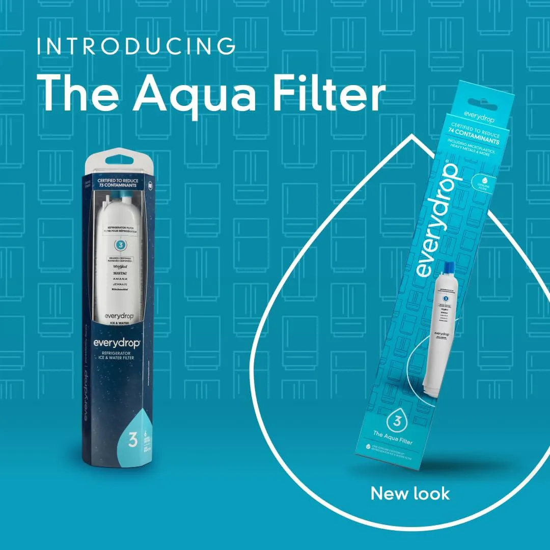 EDR3RXD1 filter 3 - Water Refrigerator Filter 3, EDR3RXD1, Aqua - Image 2